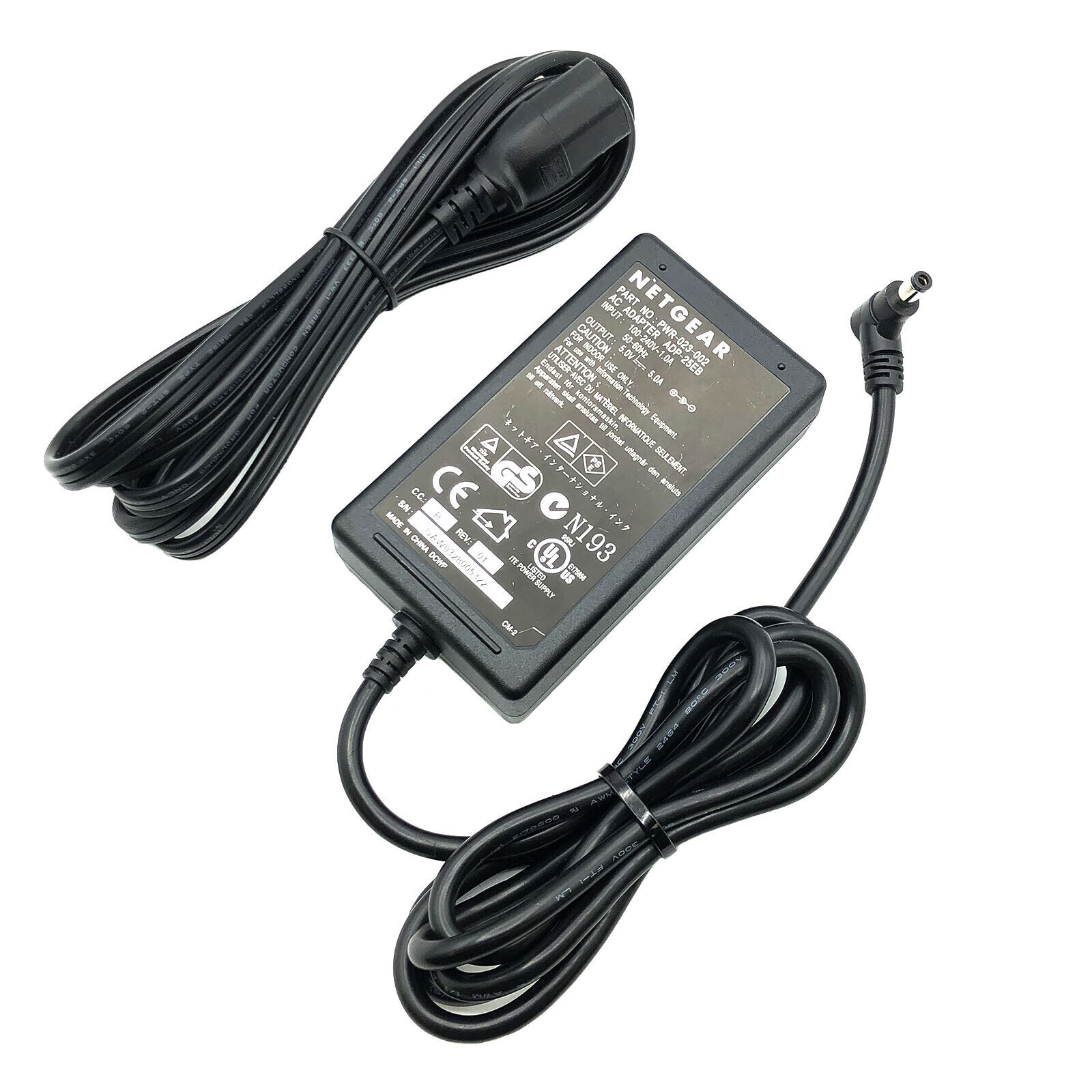 *Brand NEW*Genuine Netgear ADP-25EB 5V 5A AC Adapter P/N PWR-023-002 Power Supply